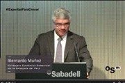 Intervención de Bernardo Muñoz, Consejero Económico Comercial de la Embajada del Perú